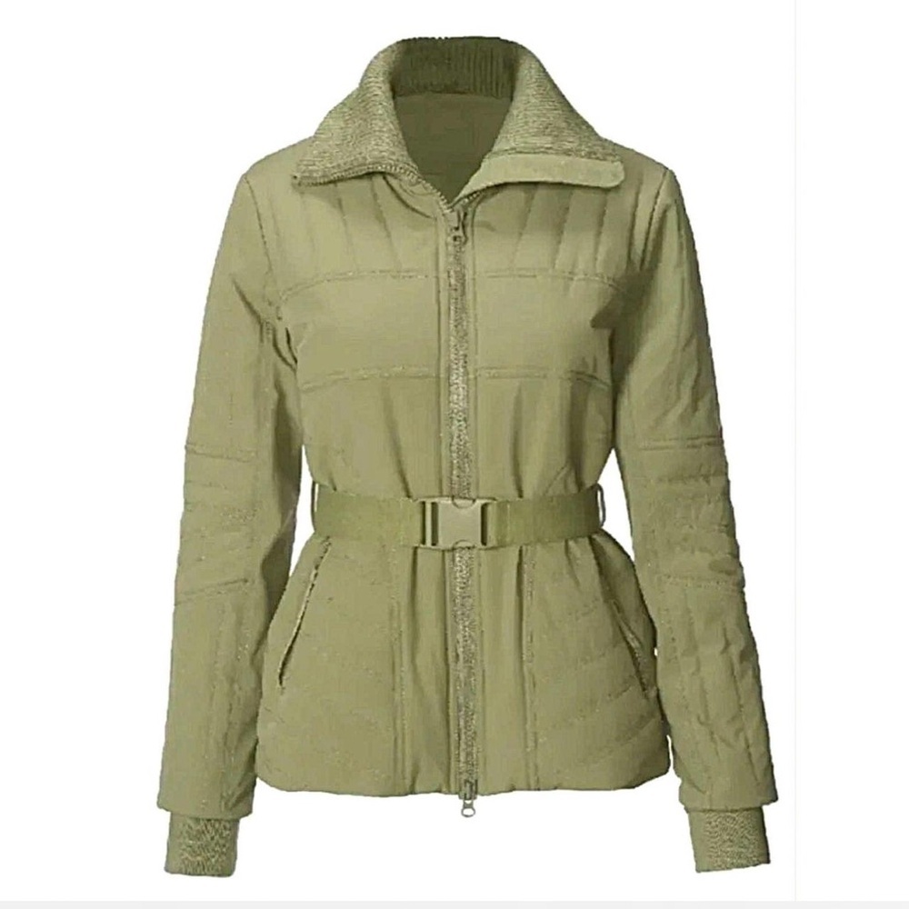 Cabi 4300 Ski Lift Puffer Jacket in Sage Fall 2022 Women’s Size Medium